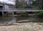 upstream of bridge